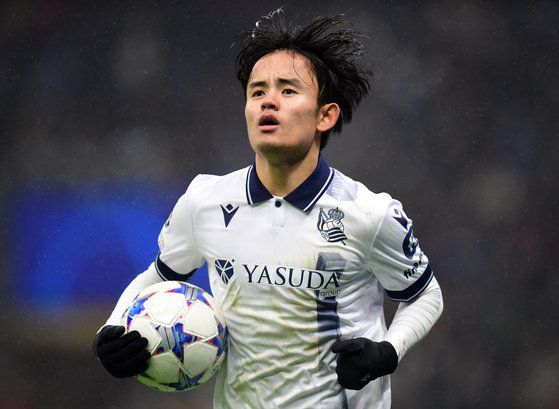 구보는 레알 소시에다드에서 지난 10월 프리메라리가 이달의 선수상을 받는 등 핵심 멤버로 자리매김했다. 로이터=연합뉴스