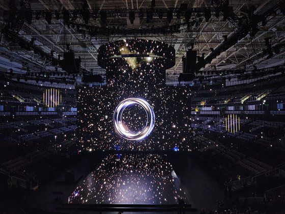 17일(현지시각) 미국 새너제이에 있는 SAP센터에서 ‘갤럭시 언팩 2024’ 행사가 진행되고 있다. 사진 삼성전자