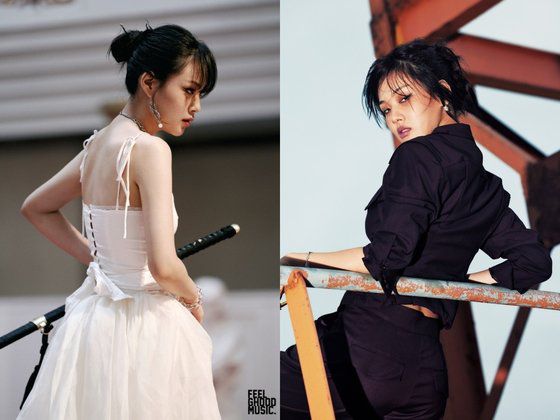 비비가 2022년 발매한 정규 1집 '로우라이프 프린세스 누아르'의 티저. 사진 필굿뮤