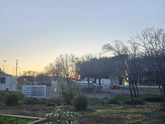 지난달 방문한 미국 캘리포니아 새너제이의 SK하이닉스 아메리카. 공사가 한창이었다. 새너제이=박해리 기자