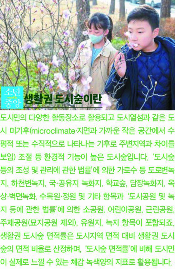 생활권 도시숲이란