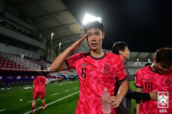 황선홍호의 간판 스트라이커 이영준. 사진 대한축구협회