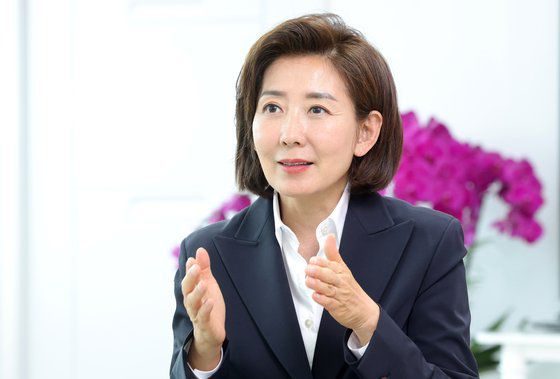 국민의힘 소속의 나경원 당선인(서울 동작을). 강정현 기자