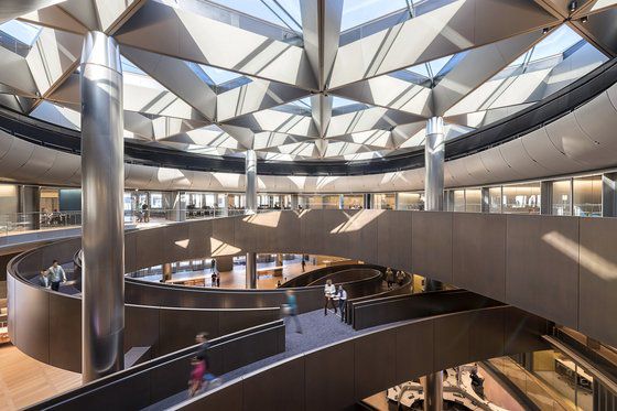 영국 런던의 블룸버그 본사 건물. Nigel Young 촬영. [사진 Foster + Partners]