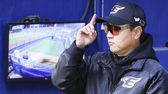 최원호 한화 이글스 감독. 연합뉴스