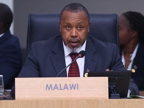 사울로스 클라우스 칠리마 말라위 부통령. 연합뉴스