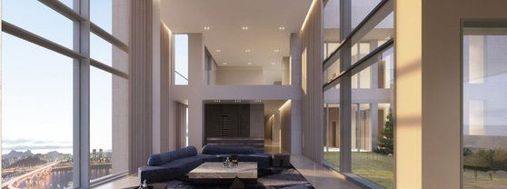 에테르노 청담 팬트하우스의 실내 예상도. 사진 에테르노 청담 홈페이지 캡처