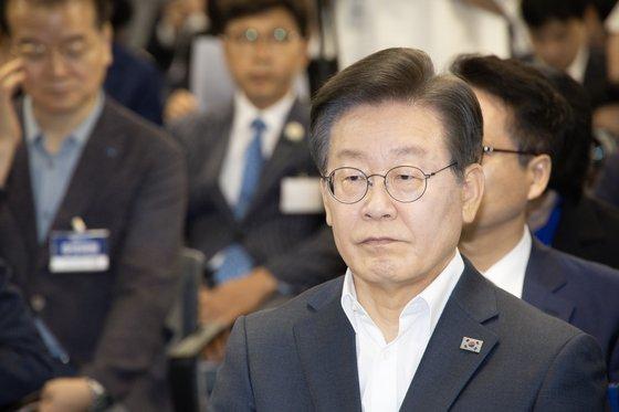 추경호 국민의힘 원내대표가 17일 오전 여의도 당사에서 열린 비대위에 참석해 발언하고 있다. 전민규 기자