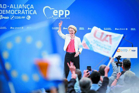 우르줄라 폰데어라이엔 유럽연합 집행위원장. AFP=연합뉴스