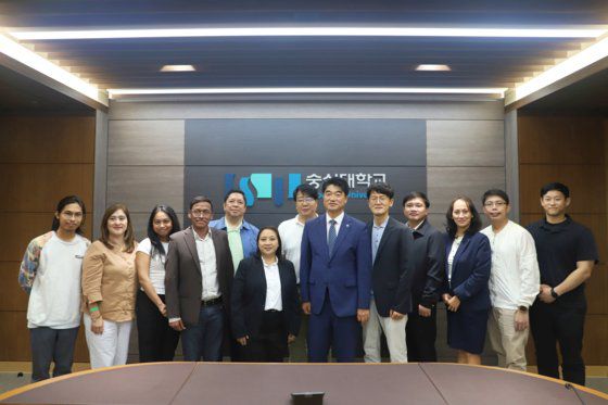 숭실대는 필리핀 대통령실 고등교육위원회를 초청해 간담회를 진행했다 (사진=숭실대)