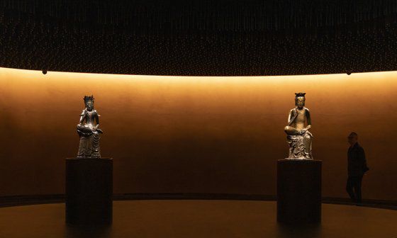 최욱 건축가가 설계한 국립중앙박물관 사유의 방. 권혁재 사진전문기자