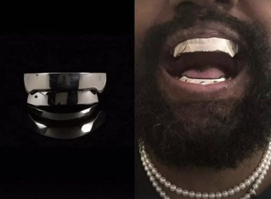 칸예 웨스트의 그릴즈. 사진 인스타그램 캡처