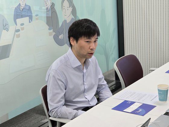 닝장 포니.ai 부사장이 지난 6월 19일 중국 베이징 이좡경제기술개발구에있는 포니.ai 연구개발센터 사무실에서 중앙일보와 인터뷰하는 모습. 포니.ai는 베이징·상하이·광저우·선전과 미국 실리콘밸리 등 5개 도시에 연구개발센터를 두고 있다. 이도성 기자