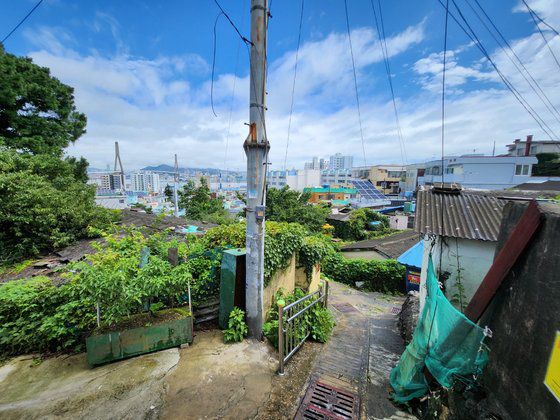 부산 영도구 청학2동 일대 모습. 미로처럼 생긴 골목길 곳곳이 빈집이다. 위성욱 기자