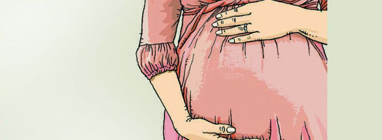 임신부 관련 삽화.