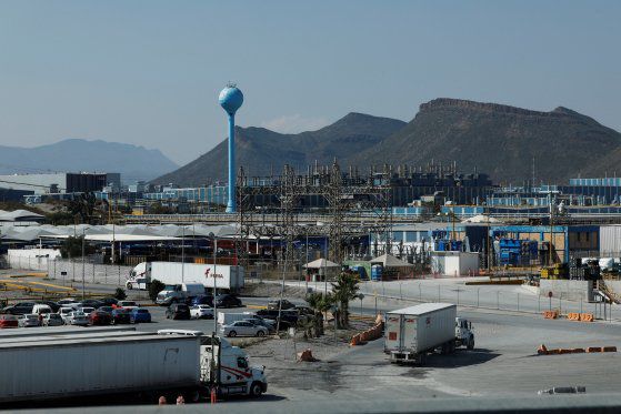 미국과 캐나다에 차량을 수출하는 제너럴모터스(GM)의 멕시코 생산 공장 전경. 로이터=연합뉴스