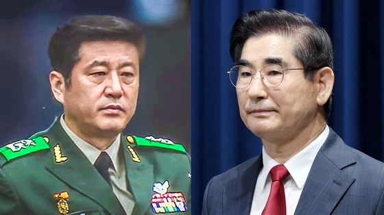 12·3 비상계엄 사전 모의 의혹의 핵심 축인 노상원 전 정보사령관과 김용현 전 국방부 장관. 중앙포토