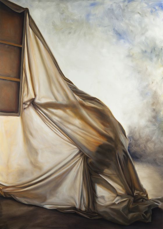 데이비드 오케인, Gloaming, oil on canvas, 140x100cm, 2024 갤러리바톤 제공.