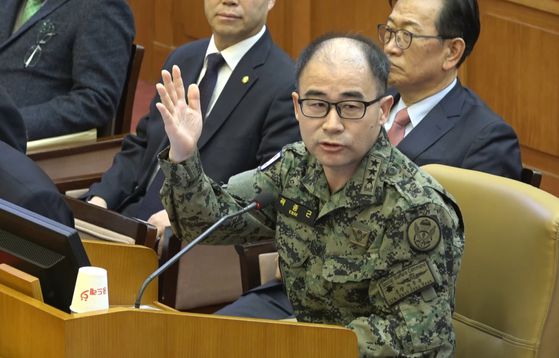 검찰은 김현태 707단장이 곽종근 전 육군 특수전사령관으로부터 지시를 받고 국회에 침투하고 국회의원을 끌어내려고 시도했다고 결론냈다. 헌법재판소 제공