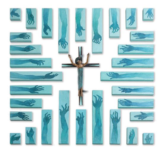 정미연, 희망. 2004, 브론즈, 캔버스에 아크릴릭. 사진 드망즈갤러리