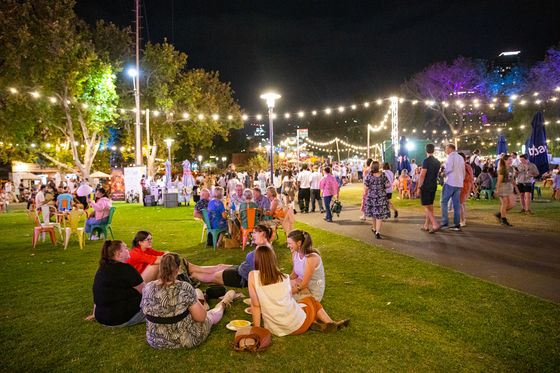 공연·예술·음식을 즐기는 축제 ‘프린지’의 현장. 최승표 기자, [사진 호주관광청]