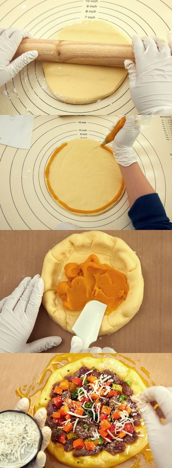 반려견용 피자 도우는 밀가루가 아닌 소화가 잘되는 쌀가루를 사용했으며, 섬유질이 풍부한 고구마와 지방이 적은 말고기, 각종 채소를 토핑으로 올렸다.