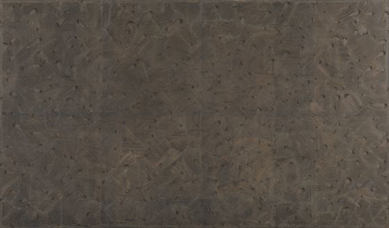 박서보, 묘법 No.355-86, 1986, 캔버스, 종이에 수채 물감, 194x300㎝. 사진 국립현대미술관