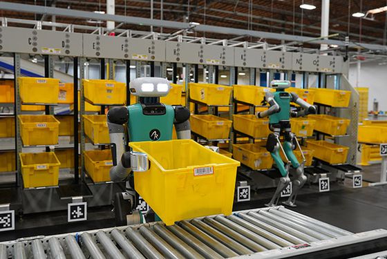 아마존 물류센터 로봇 ‘디짓’. Business Wire