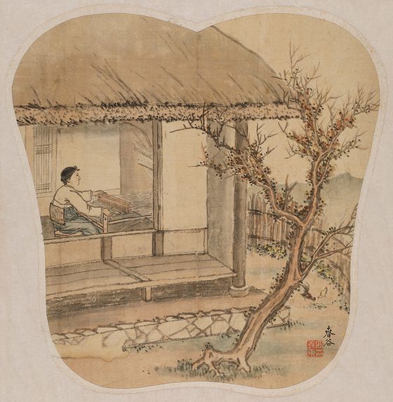 고희동의 ‘직포’. [사진 간송미술관]