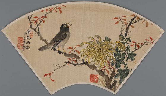 이도영의 ‘한화유금’. [사진 간송미술관][사진 간송미술관]