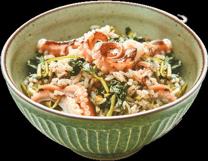 주꾸미 취나물 솥밥 [사진 서지혜·김신욱]