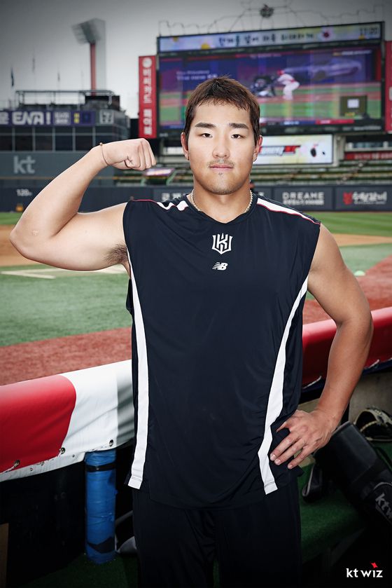 신인왕 판도를 흔들고 있는 KT 안현민. 사진 KT 위즈