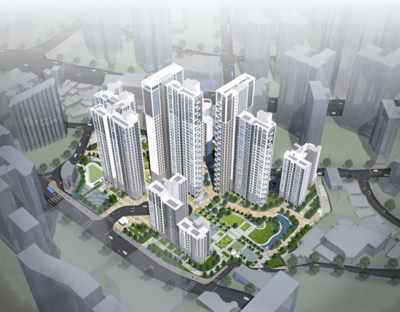 노량진4재정비촉진구역 주택재개발 정비사업 조감도. [사진 서울시]