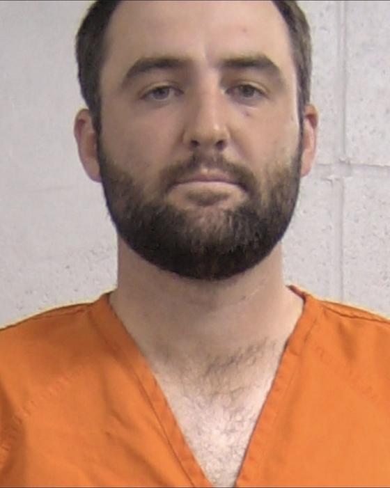 지난해 PGA 챔피언십 기간 중 유치장에 간 셰플러의 머그샷. 중앙포토