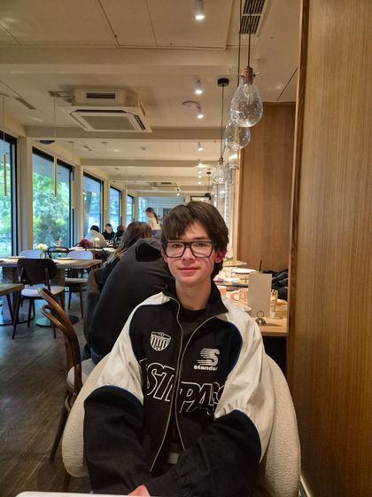 우크라이나인들이 이해하는 자유를 설명하는 요리사 지망생 막심 티모페이브. 박현준 기자