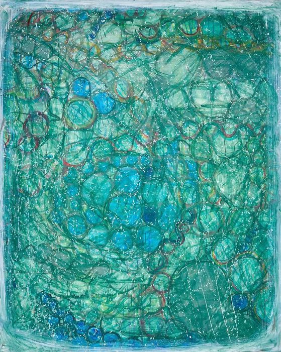 김미영, Leap-The Dips, 2023 캔버스에 유채, 227.3 x 181.8 cm. [사진 S2A]