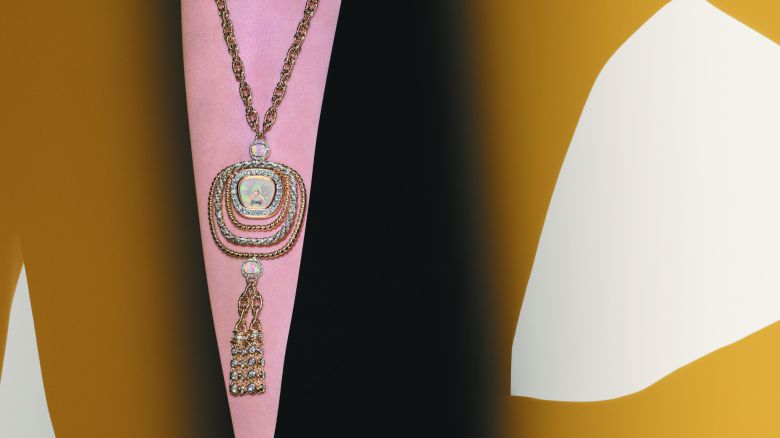 식스티 하이 주얼리 스윙잉 쏘뜨와 모델. 제네바 박람회 현지에서 배우 전지현이 착용해 화제가 된 제품이다. 사진 피아제