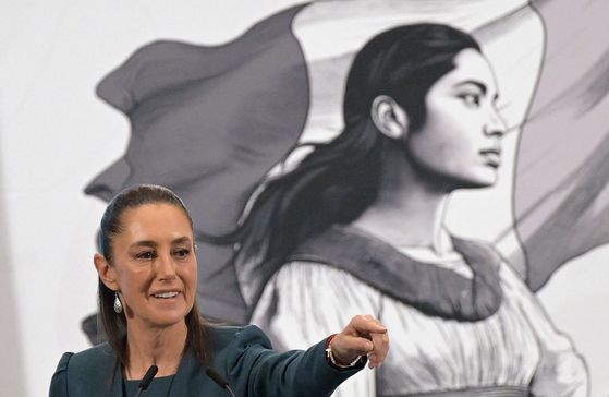 클라우디아 셰인바움 멕시코 대통령. AFP=연합뉴스