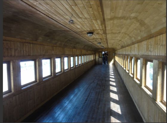 미카형 증기기관차 129호 객차 내부 모습. 국가유산청 제공