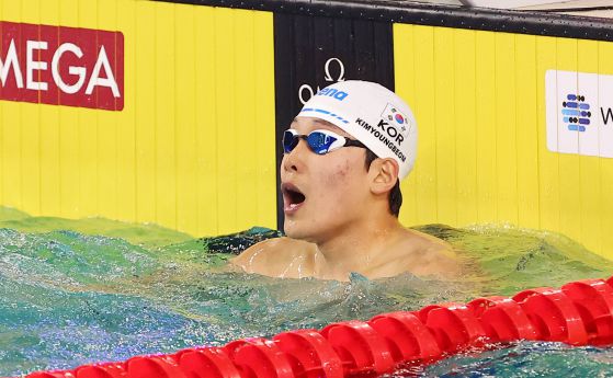 수영 국가대표 김영범. 연합뉴스