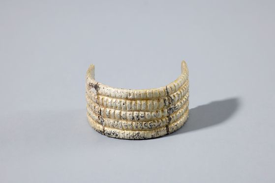 도금 줄무늬 반지. [사진 국가유산청]