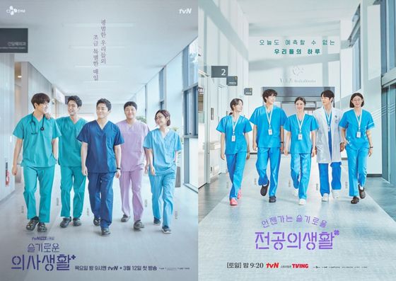 '언젠가는 슬기로울 전공의생활'은 언젠가는 슬기로울 의사생활을 꿈꾸는 레지던트들을 주인공으로 했다. 사진 tvN