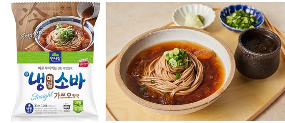면사랑이 40초면 조리가 가능해 간편한 ‘냉메밀소바’를 출시했다. 사진 면사랑