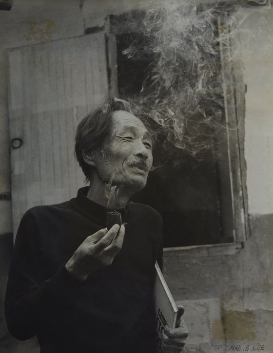 1980년 수안보 시절의 화가 장욱진. 사진 강운구, 장욱진미술문화재단 제공