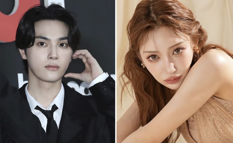 그룹 더보이즈 출신 주학년과 일본 인플루언서 아스카 키라라. 뉴스1, 인스타그램