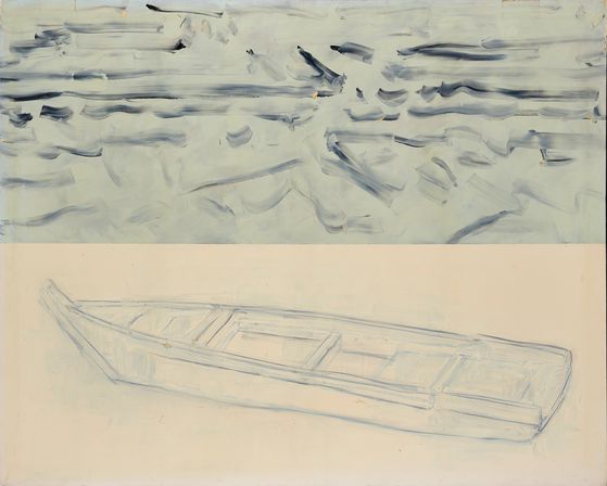 이강소,무제-88008, 1988. 캔버스에 유채,182x227cm. [사진 타데우스 로팍]