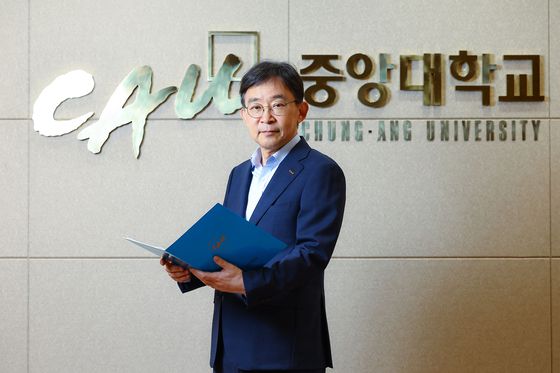 박상규 중앙대 총장. 김종호 기자.