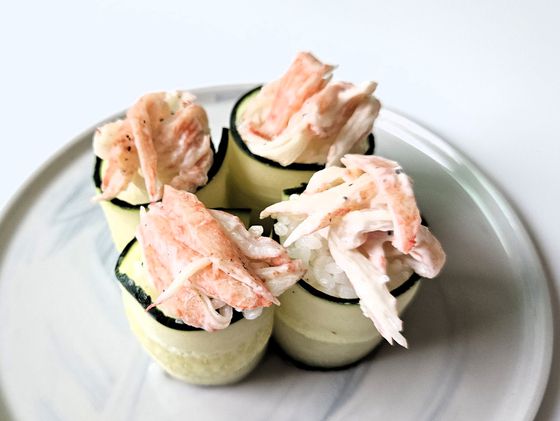 오이롤 초밥. 사진 신혜원