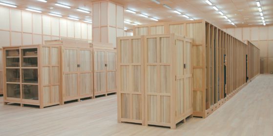 국립중앙박물관 수장고. 국립중앙박물관