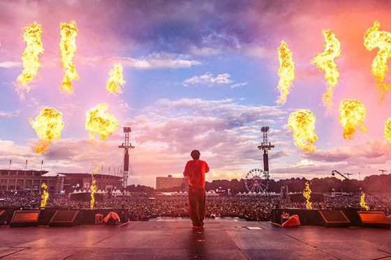 6만 관객이 모인 공연장. 사진 빅히트 뮤직